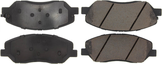 Posi-Quiet Ceramic Brake Pads with Shims and Har  Centric Brake Parts  CBP105.12020