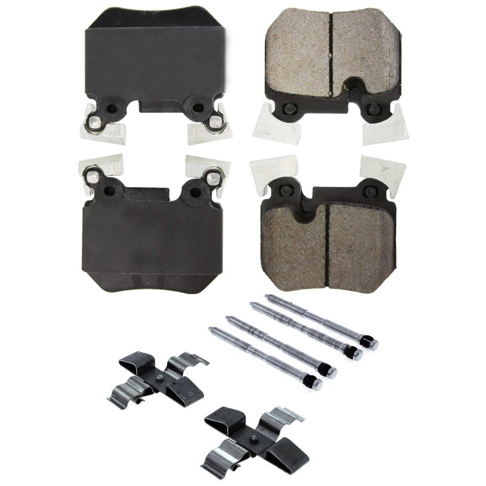 Posi-Quiet Ceramic Brake Pads with Shims and Har  Centric Brake Parts  CBP105.13720