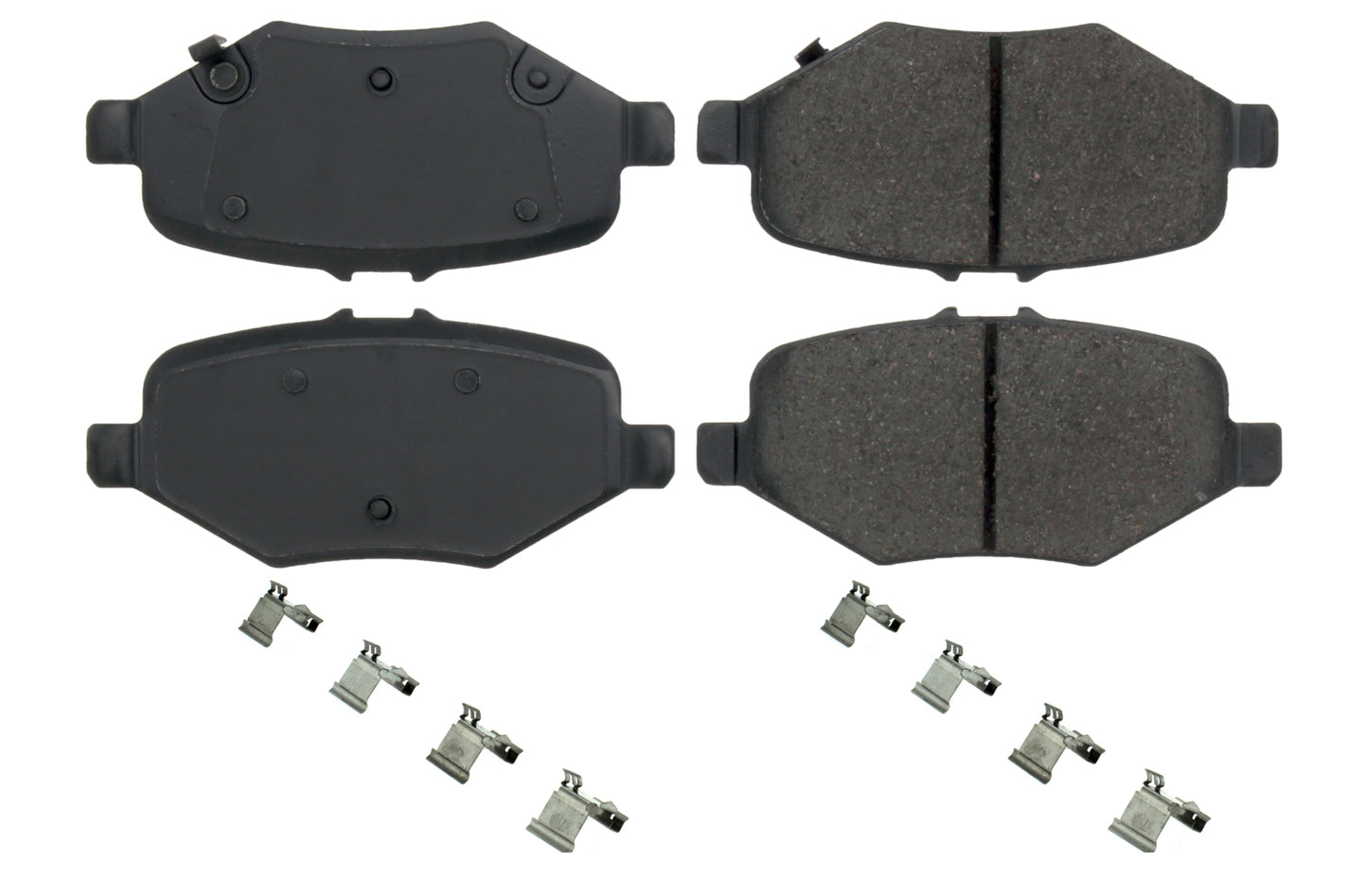 Posi-Quiet Ceramic Brake Pads with Shims and Har  Centric Brake Parts  CBP105.16120