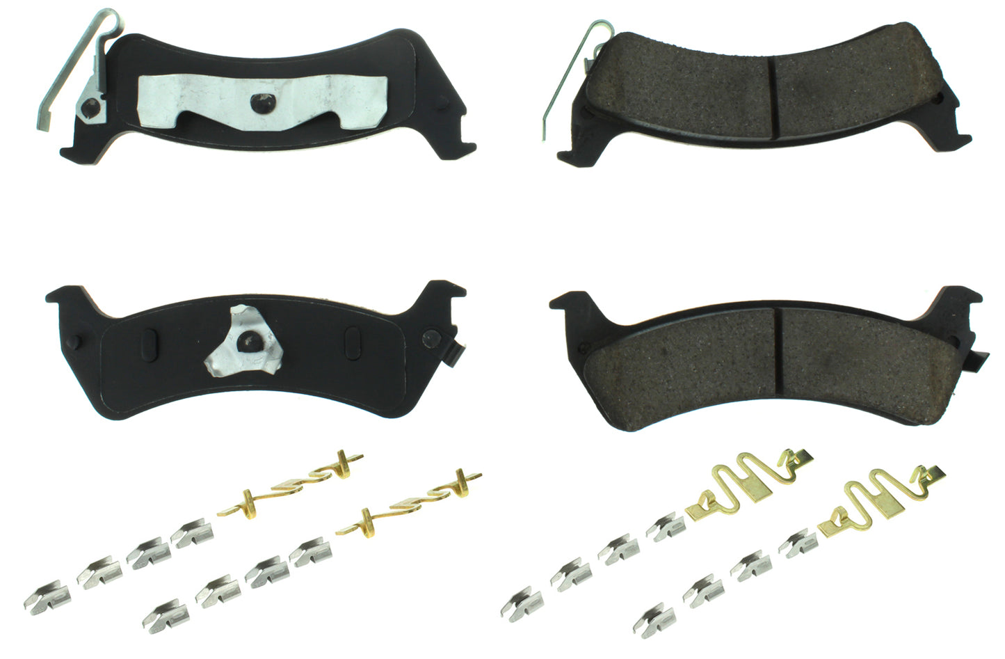 Posi-Quiet Extended Wear Brake Pads with Shims a  Centric Brake Parts  CBP106.06660