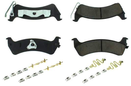 Posi-Quiet Extended Wear Brake Pads with Shims a  Centric Brake Parts  CBP106.06660