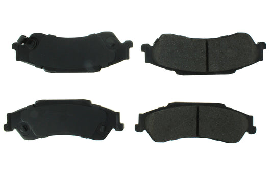 Posi-Quiet Extended Wear Brake Pads with Shims a  Centric Brake Parts  CBP106.07290