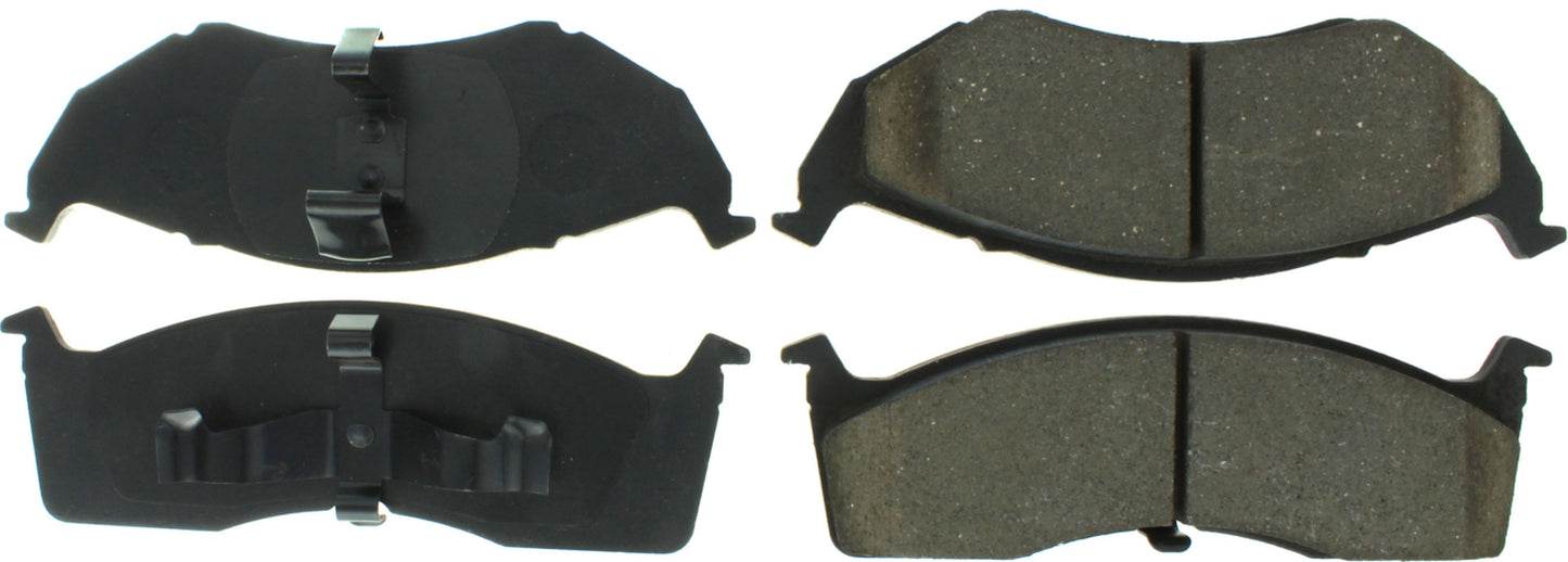 Posi-Quiet Extended Wear Brake Pads with Shims a  Centric Brake Parts  CBP106.07300