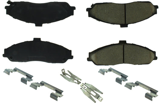 Posi-Quiet Extended Wear Brake Pads with Shims a  Centric Brake Parts  CBP106.07310