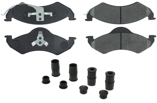 Posi-Quiet Extended Wear Brake Pads with Shims a  Centric Brake Parts  CBP106.07460