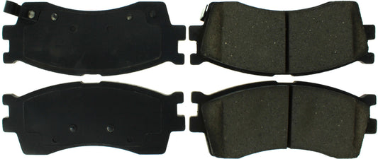 Posi-Quiet Extended Wear Brake Pads with Shims a  Centric Brake Parts  CBP106.08890