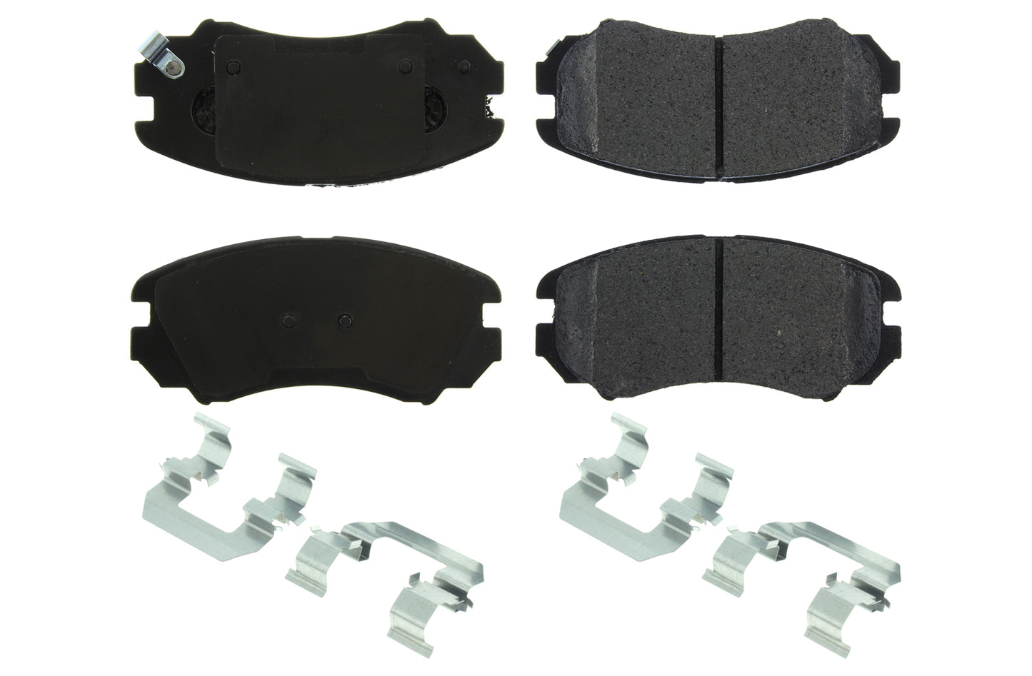 Posi-Quiet Extended Wear Brake Pads with Shims a  Centric Brake Parts  CBP106.09240