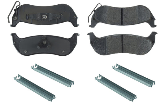 Posi-Quiet Extended Wear Brake Pads with Shims a  Centric Brake Parts  CBP106.09980