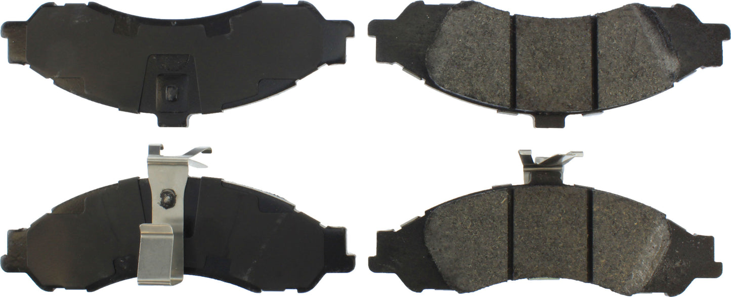Posi-Quiet Extended Wear Brake Pads with Shims a  Centric Brake Parts  CBP106.10430