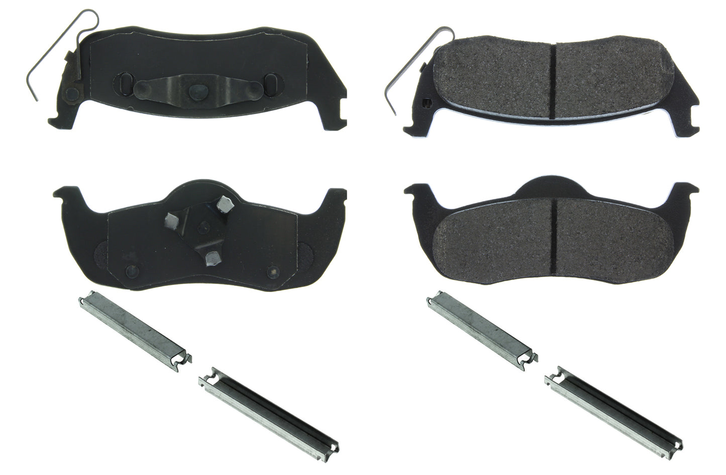 Posi-Quiet Extended Wear Brake Pads with Shims a  Centric Brake Parts  CBP106.10870