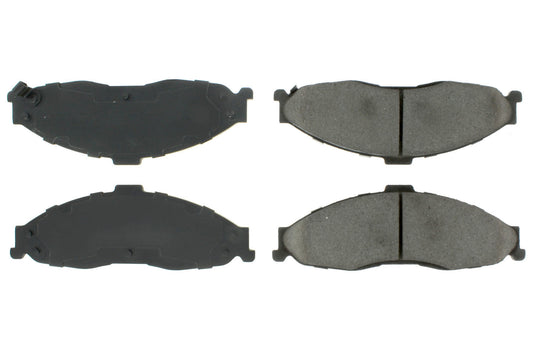 Premium Semi-Metallic Br ake Pads with Shims and  Centric Brake Parts  CBP300.07490