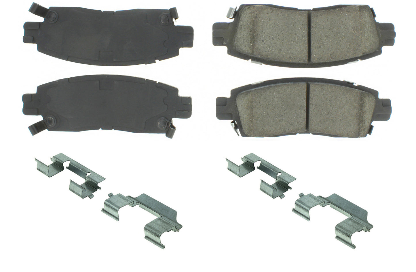 Premium Semi-Metallic Br ake Pads with Shims and  Centric Brake Parts  CBP300.08830
