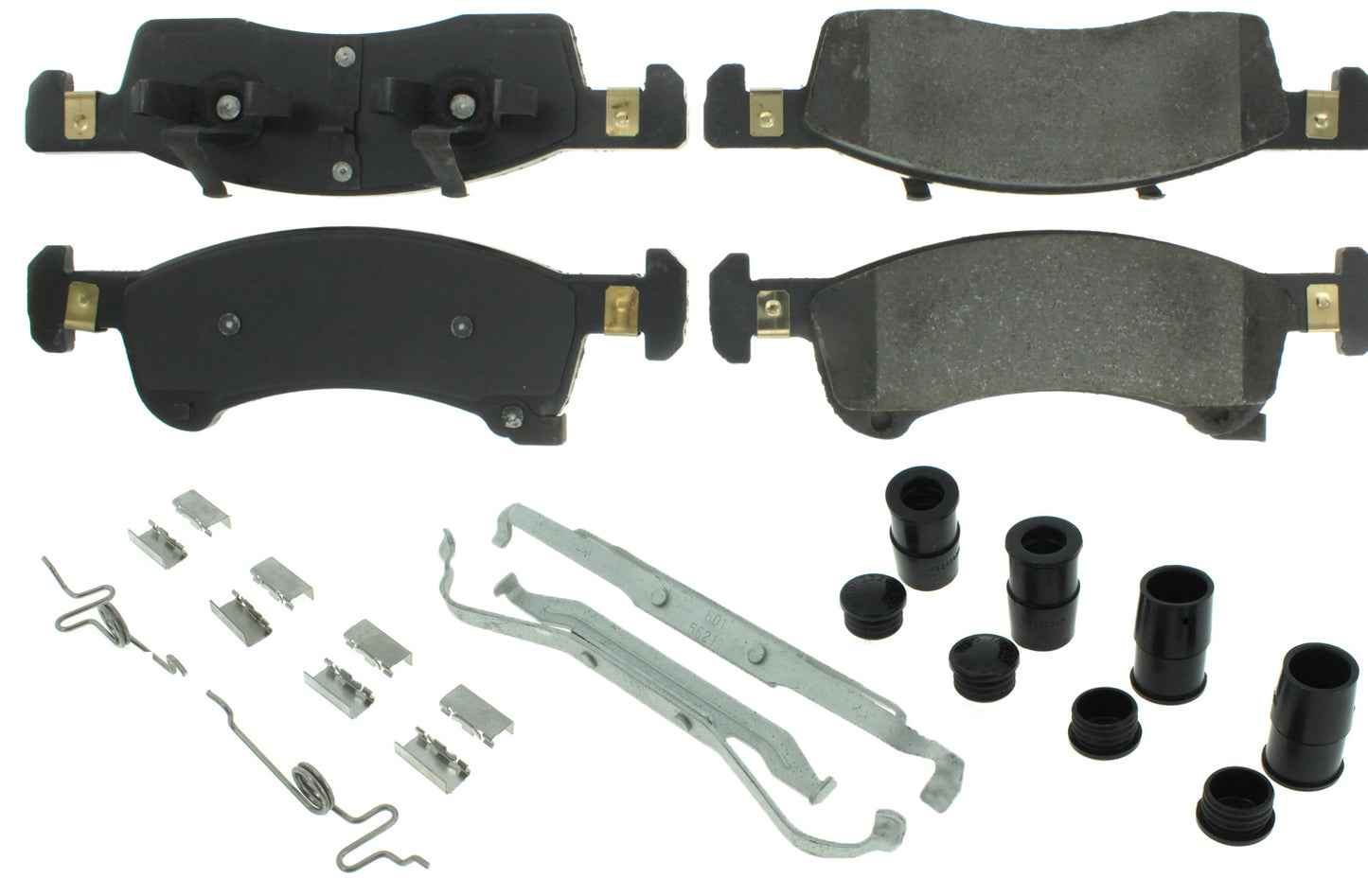 Premium Semi-Metallic Br ake Pads with Shims and  Centric Brake Parts  CBP300.09340