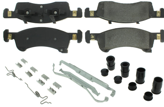 Premium Semi-Metallic Br ake Pads with Shims and  Centric Brake Parts  CBP300.09340