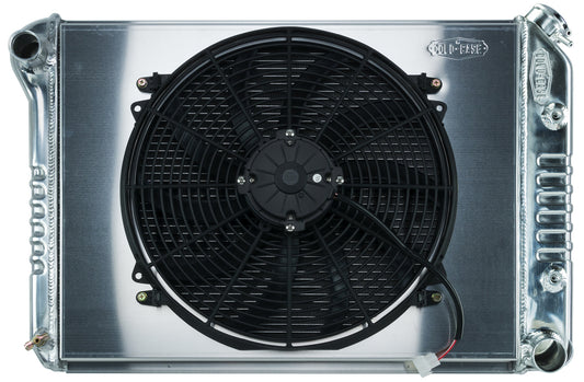 Cold Case Radiators 68-79 Nova BB Radiator & 16in Fan Kit AT MPN CCRCHN548AK For GM 1968-79