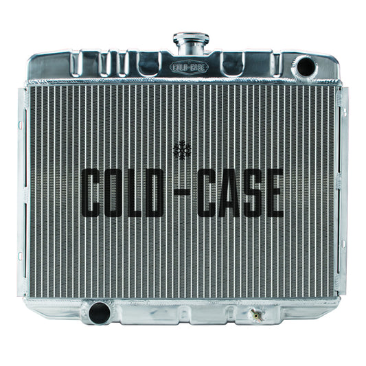 Cold Case Radiators 67-70 Mustang BB 24in Ra diator MT MPN CCRFOM588 For Ford Mustang 1967-70
