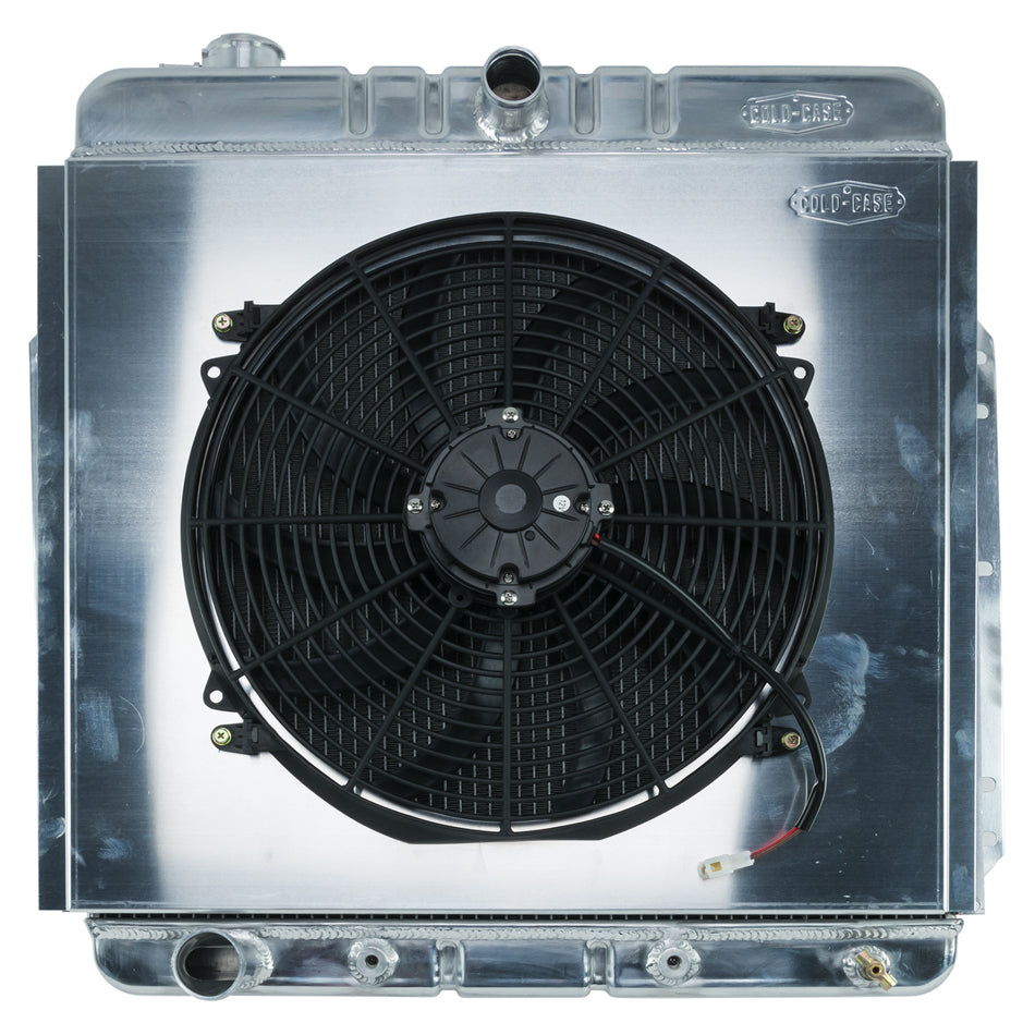 Cold Case Radiators 53-56 Ford F100 Radiator & 16in Fan Kit MPN CCRFOT576AK For Ford Fullsize Truck 1953-56