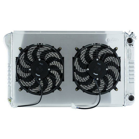 Cold Case Radiators 68-72 A-Body LS Swap Rad iator &Dual 12in Fan MPN CCRGMA546AK For GM LS-Series, A-Body 1968-1977
