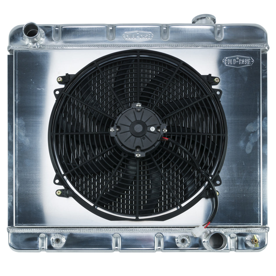 Cold Case Radiators 63-66 Chevy/GMC Pickup Radiator & 16in Fan MPN CCRGMT555AK For GM Fullsize Truck 1963-66