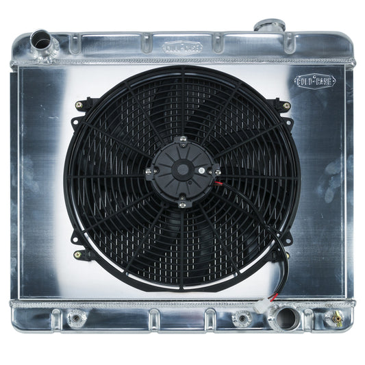 Cold Case Radiators 63-66 Chevy/GMC Pickup Radiator & 16in Fan MPN CCRGMT555AK For GM Fullsize Truck 1963-66