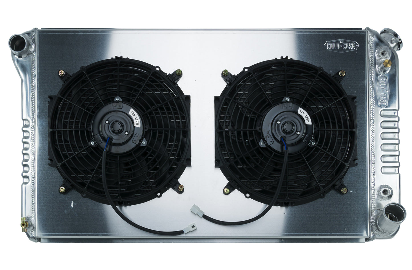 Cold Case Radiators 67-76 Chevy GMC Pickup Radiator & 12in Fan MPN CCRGMT558AK For GM Fullsize Truck 1967-76