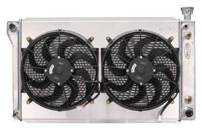 Cold Case Radiators 88-98 GM 1500 P/U 5.3L Radiator w/Dual 14in Fan MPN CCRGMT572ASK For GM Fullsize Truck 1988-98