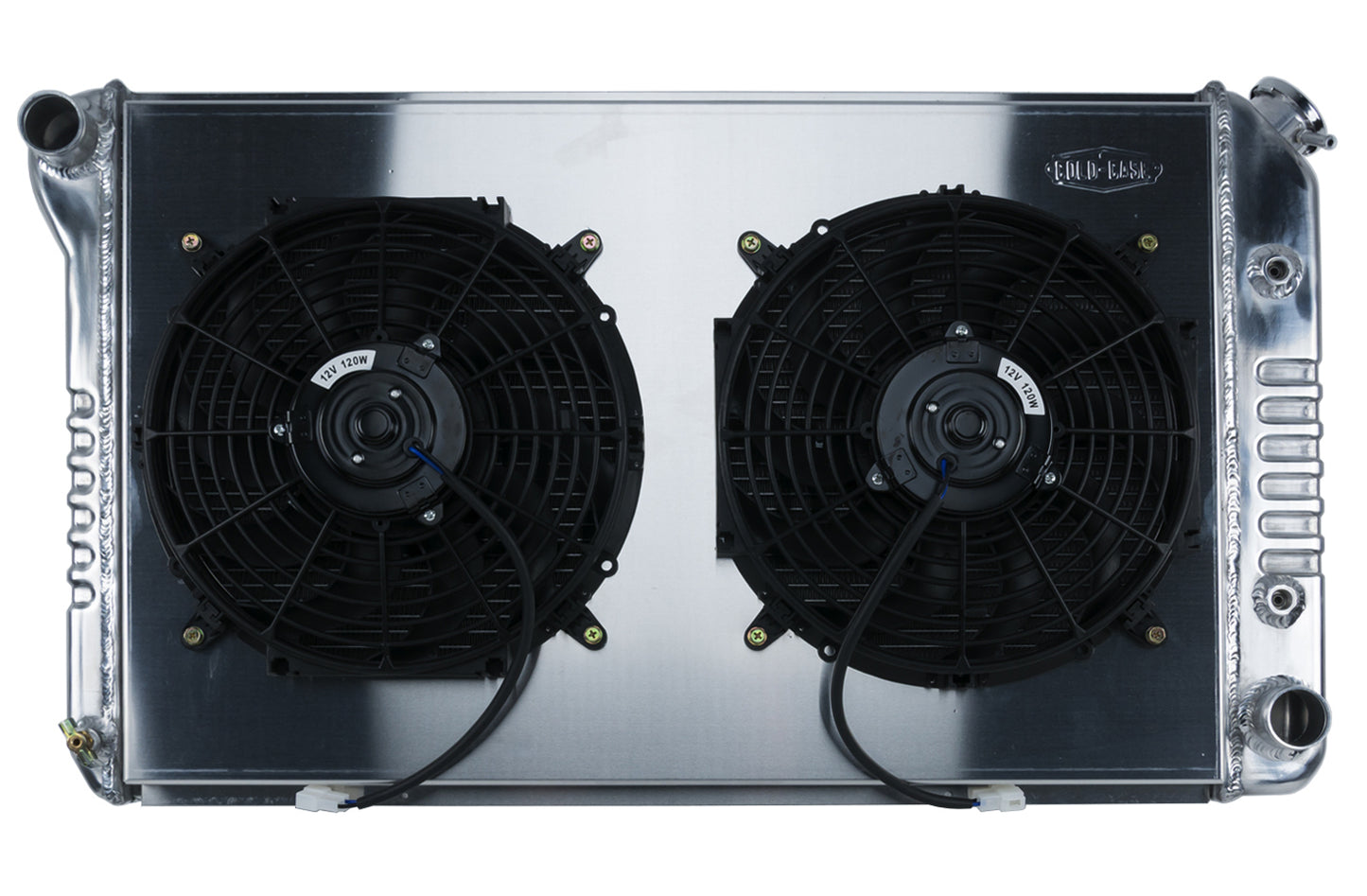 Cold Case Radiators 70-81 Firebird AT 12in Dual Fans MPN CCRGPF18AK For GM F-Body 1970-81