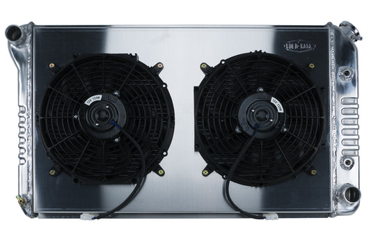Cold Case Radiators 70-81 Firebird AT 12in Dual Fans MPN CCRGPF18AK For GM F-Body 1970-81