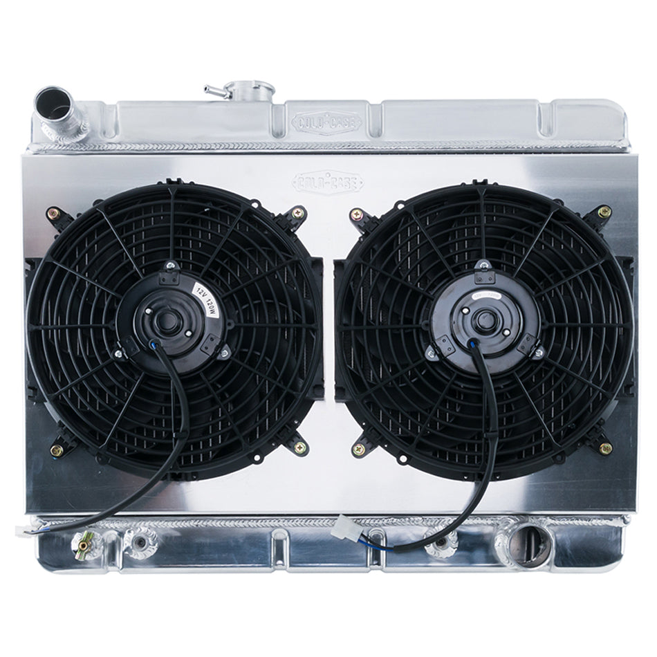 Cold Case Radiators 64-67 GTO w/AC HO/SD 1. 25in Radiator AT MPN CCRGPG38ASK For GM A-Body 1966-67