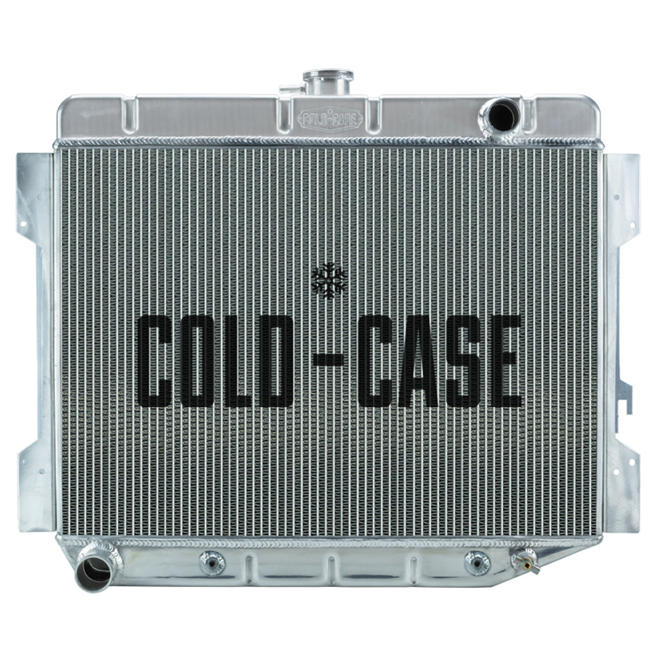 Cold Case Radiators 70-74 E Body Challenger Radiator AT 23.25x28.85 MPN CCRMOP754A For Mopar 1966-74