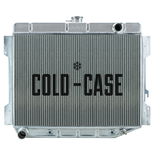 Cold Case Radiators 70-74 E Body Challenger Radiator AT 23.25x28.85 MPN CCRMOP754A For Mopar 1966-74