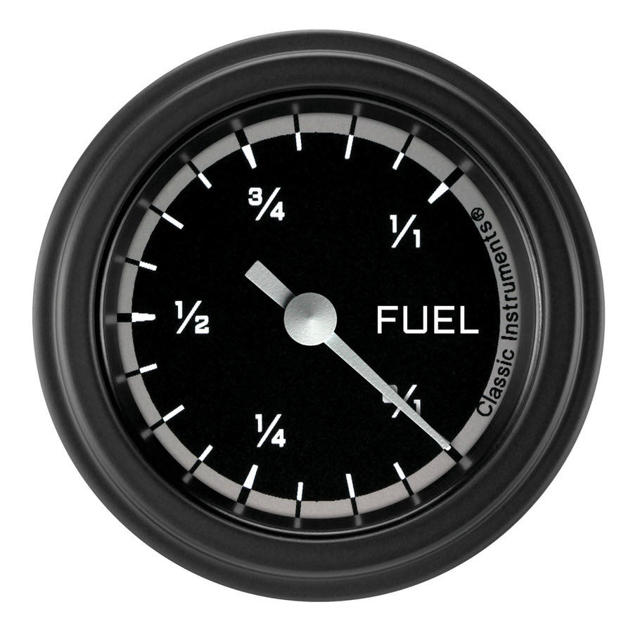 Classic Instruments Autocross Grey Fuel Gaug e 2-1/8 Full Sweep MPN CLAAX109GBLF Ram