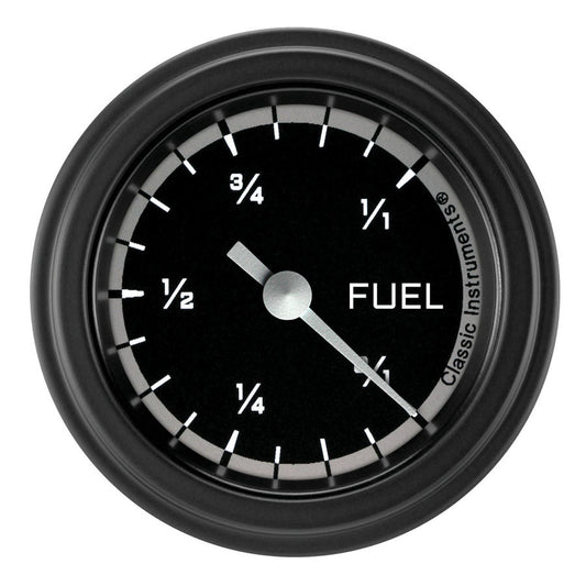 Classic Instruments Autocross Grey Fuel Gaug e 2-1/8 Full Sweep MPN CLAAX109GBLF Ram