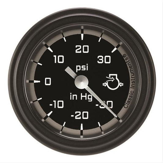 Classic Instruments Autocross Grey Boost/Vac 2-1/8 Full Sweep MPN CLAAX141GBLF