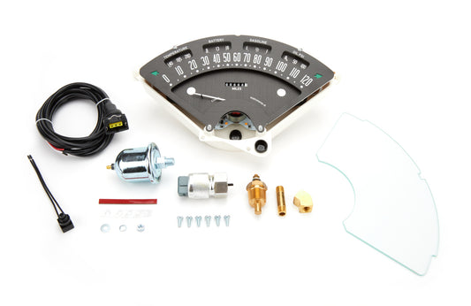 Classic Instruments Belera III Instrument Package Black MPN CLABET00B For Chevy Fullsize 1955-56