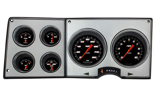 Classic Instruments 73-87 GM P/U Gauges Velocity Black MPN CLACT73VSB For GM Fullsize SUV, Truck 1973-87