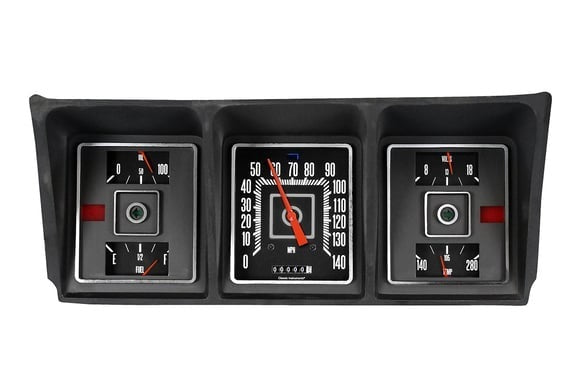 Classic Instruments 73-79 Ford P/U Gauge Set Black MPN CLAFT73B For Ford Fullsize Truck 1973-79