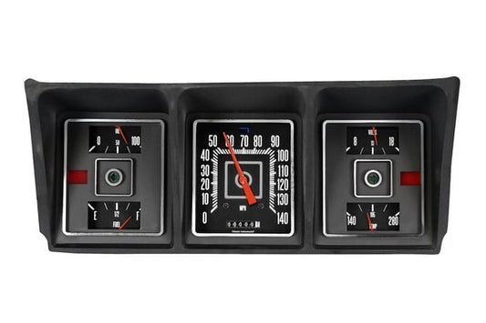 Classic Instruments 73-79 Ford P/U Gauge Set Black MPN CLAFT73B For Ford Fullsize Truck 1973-79