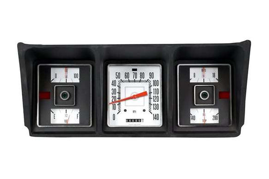 Classic Instruments 73-79 Ford P/U Gauge Set White MPN CLAFT73W For Ford Fullsize Truck 1973-79