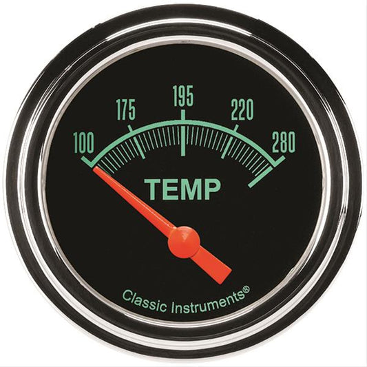 Classic Instruments   G/Stock Temperature Gaug e 2-5/8 Short Sweep  CLAGS226SLF-02