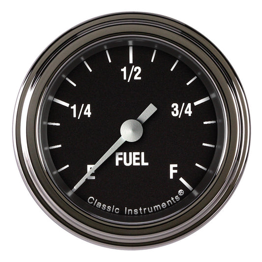 Classic Instruments   Hot Rod Fuel Gauge 2-1/8 Full Sweep  CLAHR109SLF