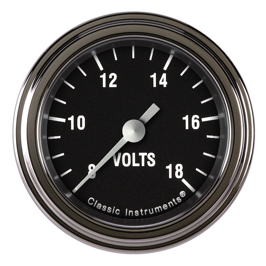 Classic Instruments Hot Rod Volt Gauge 2-1/8 Full Sweep MPN CLAHR130SLF