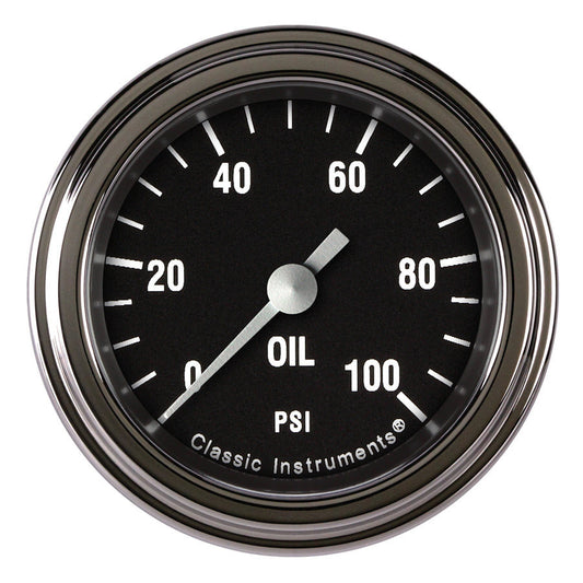 Classic Instruments   Hot Rod Oil Pressure 2-1/8 Full Sweep  CLAHR181SLF