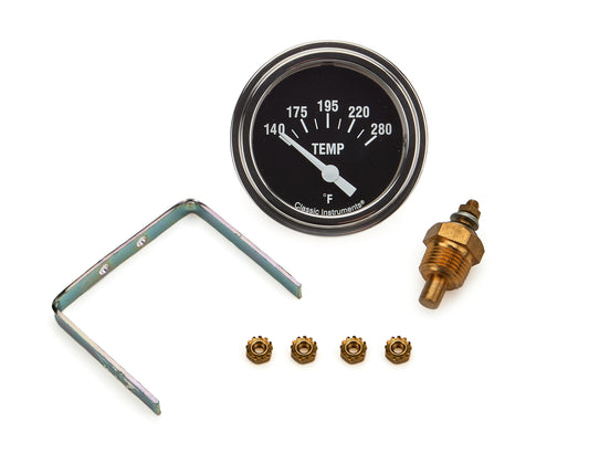 Classic Instruments Hot Rod Temperature Gaug e 2-5/8 Short Sweep MPN CLAHR226SLF-06