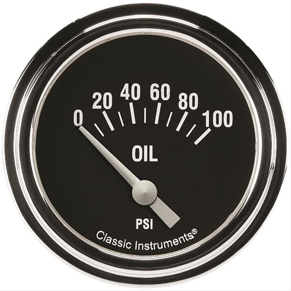 Classic Instruments   Hot Rod Oil Pressure 2-5/8 Short Sweep  CLAHR281SLF