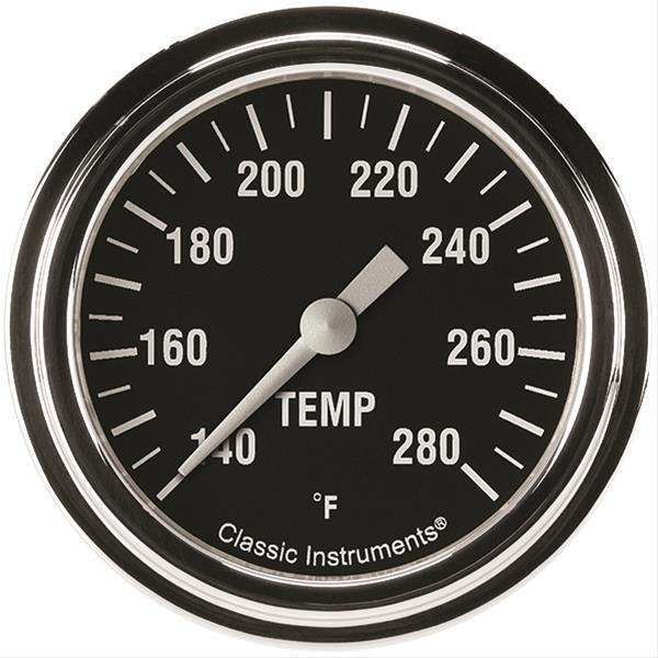 Classic Instruments   Hot Rod Temperature Gaug e 2-5/8 Full Sweep  CLAHR326SLF-06