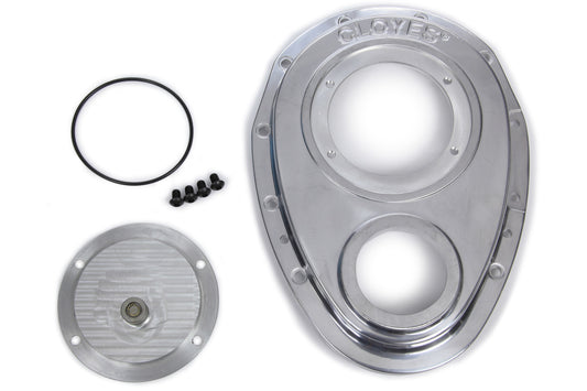 Cloyes   Aluminum Timing Cover - SBC w/BBC Snout 2pc.  CLO9-229