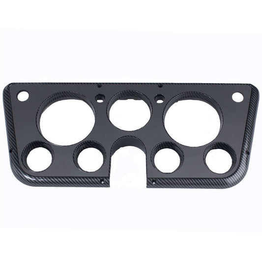 Clayton Machine Works Gauge Bezel 67-72 GM P/U Carbon Fiber With Gray MPN CMW6772-C For GM Fullsize Truck 1967-72