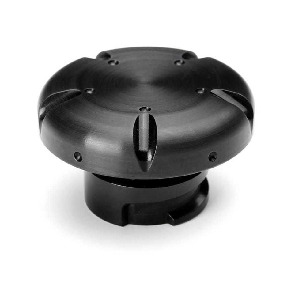 Clayton Machine Works   LS Engine Oil Cap Dished Black  CMWLSO-02-B