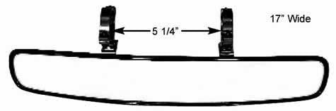 Coleman Racing Products Wide Angle Mirror W/1.75in Mount MPN COL16741